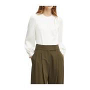 Grace Gedrapeerde Blouse Guess , White , Dames