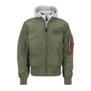 Urban Slim Fit Bomberjack Alpha Industries , Green , Heren