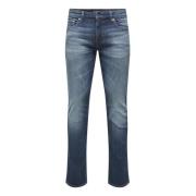 Revolution Slim Fit Jeans Only & Sons , Blue , Heren