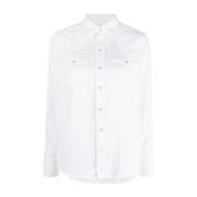 Witte Casual Overhemd met Lange Mouwen Polo Ralph Lauren , White , Dam...