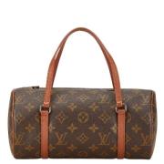 Pre-owned Canvas handbags Louis Vuitton Vintage , Brown , Dames