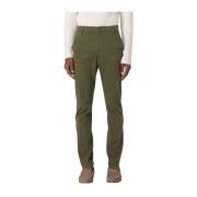 Stretch Gabardine Gaubert Broek Dondup , Green , Heren