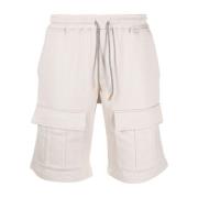 Casual Bermuda Cargo Shorts in Beige Eleventy , Beige , Heren