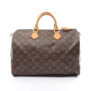 Pre-owned Canvas handbags Louis Vuitton Vintage , Brown , Dames