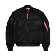 Stijlvolle Bomberjack met Moderne Functionaliteit Alpha Industries , B...