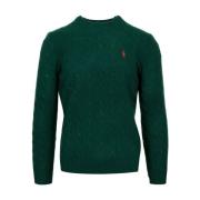 Cashmere Crewneck Sweater Polo Ralph Lauren , Green , Heren