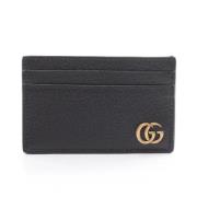 Pre-owned Leather wallets Gucci Vintage , Black , Heren