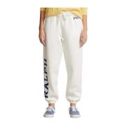 Witte sweatpants met logo Ralph Lauren , White , Dames