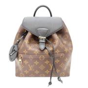 Pre-owned Canvas backpacks Louis Vuitton Vintage , Brown , Dames