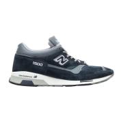 Sneakers met Mesh Panelen en Logo Borduursel New Balance , Blue , Here...