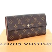 Pre-owned Canvas wallets Louis Vuitton Vintage , Brown , Dames