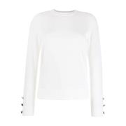 Beige Merino Knooptrui Michael Kors , White , Dames