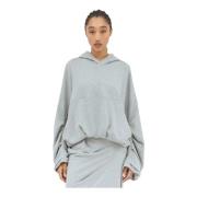 Ballon Zoom Hoodie Dries Van Noten , Gray , Dames