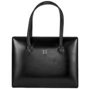 Pre-owned Leather handbags Loewe Pre-owned , Black , Dames