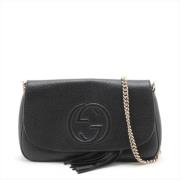 Pre-owned Leather gucci-bags Gucci Vintage , Black , Dames