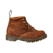 Suède Veterschoenen met Geribbelde Zool Dr. Martens , Brown , Heren