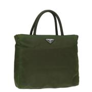 Pre-owned Nylon handbags Prada Vintage , Green , Dames