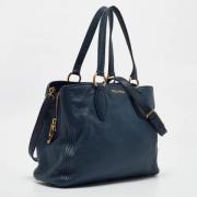 Pre-owned Leather totes Miu Miu Pre-owned , Blue , Dames