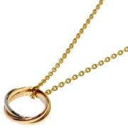 Pre-owned Metal necklaces Cartier Vintage , Yellow , Dames