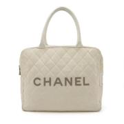 Pre-owned Canvas chanel-bags Chanel Vintage , Gray , Dames