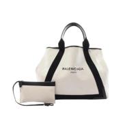 Pre-owned Canvas totes Balenciaga Vintage , Beige , Dames