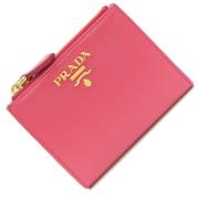 Pre-owned Leather wallets Prada Vintage , Pink , Dames