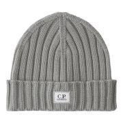 Merino Logo Beanie, griffin grey C.p. Company , Gray , Heren