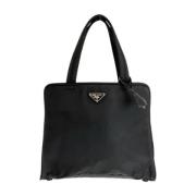 Pre-owned Canvas handbags Prada Vintage , Black , Dames