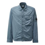 Chrome-R Overshirt in Flint Stone C.p. Company , Blue , Heren