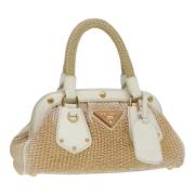 Pre-owned Fabric handbags Prada Vintage , Beige , Dames