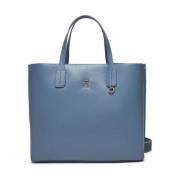 Stijlvolle Satchel Tas voor Vrouwen Tommy Hilfiger , Blue , Dames