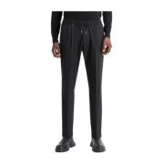 Elegante Zwarte Broek met Rechte Pijpen Antony Morato , Black , Heren