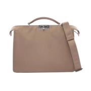 Pre-owned Nylon handbags Fendi Vintage , Beige , Dames