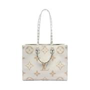 Pre-owned Canvas louis-vuitton-bags Louis Vuitton Vintage , White , Da...