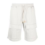 Casual Bermuda Cargo Shorts in Groen Eleventy , White , Heren