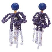 Pre-owned Plastic earrings Marni Pre-owned , Blue , Dames