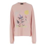 Roze Sweater Collectie We11Done , Pink , Heren