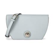 Blauwe leren crossbody schoudertas Furla , Blue , Dames