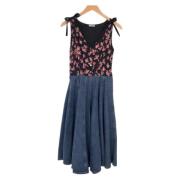 Pre-owned Cotton dresses Miu Miu Pre-owned , Black , Dames