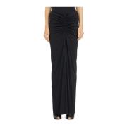 Zwarte Poppy Rok Rick Owens , Black , Dames