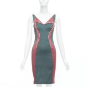 Pre-owned Polyester dresses Prada Vintage , Green , Dames