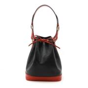 Pre-owned Leather shoulder-bags Louis Vuitton Vintage , Black , Dames