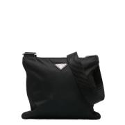 Pre-owned Canvas shoulder-bags Prada Vintage , Black , Dames