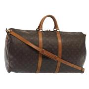 Pre-owned Canvas travel-bags Louis Vuitton Vintage , Brown , Dames