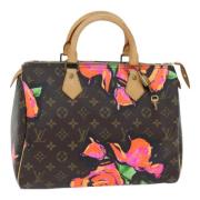 Pre-owned Canvas handbags Louis Vuitton Vintage , Brown , Dames