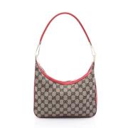 Pre-owned Canvas crossbody-bags Gucci Vintage , Beige , Dames