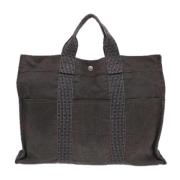 Pre-owned Canvas totes Hermès Vintage , Brown , Dames