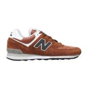 Suede en Mesh Sneakers New Balance , Brown , Heren