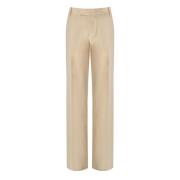 Boter Wijde Pijp Broek Federica Tosi , Beige , Dames