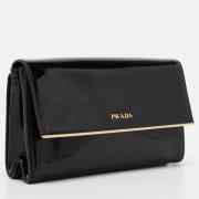 Pre-owned Fabric clutches Prada Vintage , Black , Dames